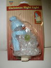 1066 Nic Nicole New Christmas Night Light Snowman With Tree