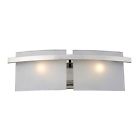 11281 Nickel 2 Vanity Bulb Light Satin - Briston Bathbar
