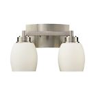 17101 Nickel Northport - Light 2 Vanity Bathbar Bulb Satin