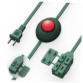 La002h Ningbo Linsheng Electric Co. Ltd. Foot Pedal Switch Extension Cord With On/off 3 Outlet 10ft Push