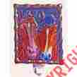 Nl9602 Continental Art Center Hand Painted Glass Night Light Two Horse Faces 817987019860