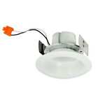 Nlcbc-452d30ww Nora Lighting White Cobalt Led Baffle Recessed Trim 732180917648
