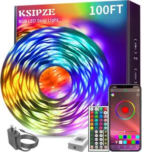 N12430us No St52 Ly 100ft Led Strip Lights Rgb Music Sync Color Changing Bluetooth