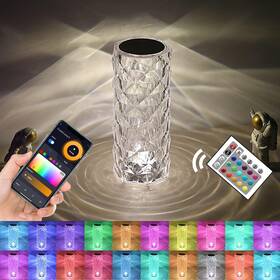 Nobrand 393436639778 Smart Crystal Lamp Wifi App Control Rgb 16m Colors Music Sync Light For