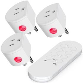 Sn10015usax3 Nobrand Wireless Remote Control Outlet Mini Light Switch 10a/1200w 130ft Range