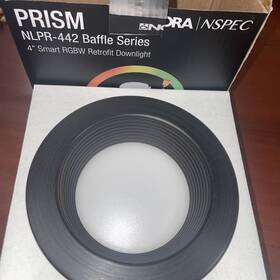 Nlpr-441-rgbw Nora Lighting Nlpr-441-rgbw/ww New Nlpr-442 / Nspec Prism 4 Inch Smart Rgbw Retrofit Downlight Rgb 27-40k Brz