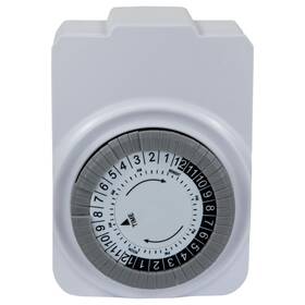 35763817 Northlight 24-hour Electronic Mechanical Countdown Timer - 3.5 Inch White