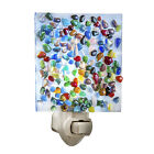 Ntl 148 Glass Art Devlin Fused Confetti Nightlight Night 875761009896