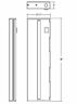 Nuc-4-08-hl-w-bk Nicor Lighting Hardwired Slim Led Under Cabinet Bar Light