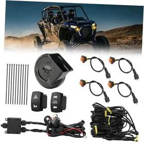 Ofig Utv-lig00 Utv Turn Signal Kit With 110db Horn Pre-wired Plug And Play 4 Amber Lights
