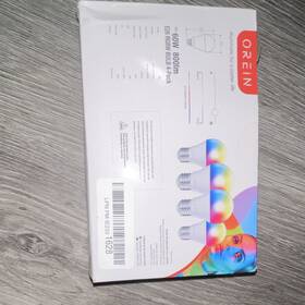 E26rgbw Orein A19 Wi-fi Smart Led Bulbs Rgbw Dimmable 4-pack 9w 800lm Multicolor