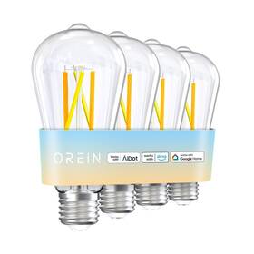 Os01007-aw-wb-us-4 Orein Smart Edison Light Bulbs 2.4 Ghz Wi-fi St19 58 Vintage Ligh... Fast Ship
