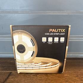 X003x6dkpx Pautix Cob Led Strip Light Kit 2700k 16.4ft Remote Control Dimmable Indoor