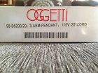 98-b5200 Pendent 20 ' Pendant Oggetti 110v Cord 3-arm 9