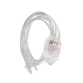 Peroup 601968329556 Rotary Cord Switch Ac 250v Slide Control Lamp Dimmer 100-watt A Plug Clear