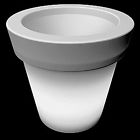 Ph.000.75 Twist Lighting Planter White 887912345715