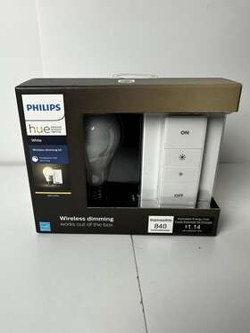Philips 046677530358 Phillips Hue Wireless Dimming Kit - With Lightbulb Works Out Of The Box