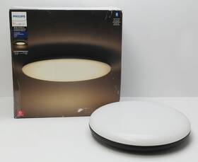 4096730u9 Philips Hue White Ambiance Cher Semi-flushmount Light - Black