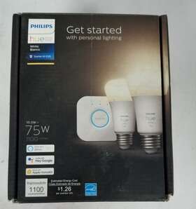 563080 Philips - Hue A19 Bluetooth 75w Smart Led Starter Kit White-model