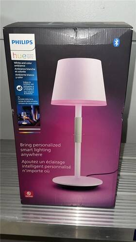 576447 Philips New Hue White Indoor/outdoor And Color Ambiance Portable Table Lamp