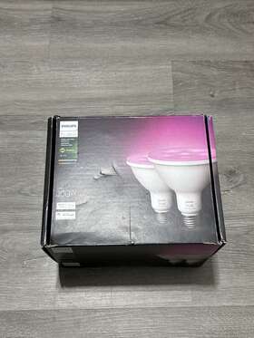 577338 Philips Hue White And Color Par38 Smart Led Bulbs Pair