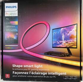 578351 Philips Hue Gradient Pc Strip 3x Triple Monitor 24-27 Inch