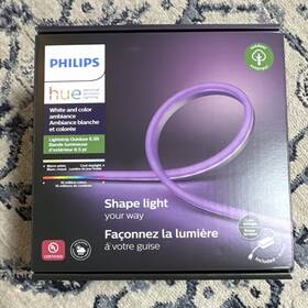 590023690a Philips Hue Lightstrip Outdoor 6.5ft Multicolor Led Dimmable Waterproof