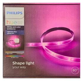 Philips 915005665101 Hue Lightstrip Plus Starter Kit 80in Multicolor Led Smart Light Strip