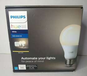455287 Philips 929001136901 Hue Personal Lighting Bulb Starter Kit White Warm