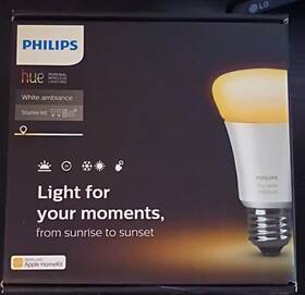 Philips 929001199801 Hue White Ambiance Starter Kit A19 Led 800 Lumens App Control Homekit