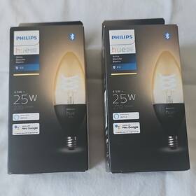 9290022413 Philips Hue Filament Candle E12 Smart Led Bulb 4.5w 270lm Alexa Bluetooth