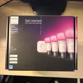 Philips 929002468705 Hue White And Color Ambiance Starter Kit E26 Smart Changing 4 Lig