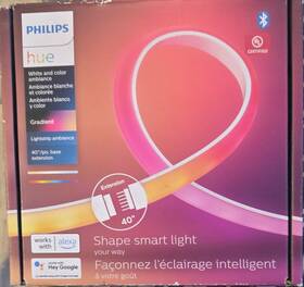 Philips 929002995003 Hue Gradient Lightstrip Ambiance Extension Led 40in Alexa Google