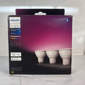 9290036665 Philips Hue White And Color Ambiance Gu10 Smart Spotlight 400 Lumen 3 Pack