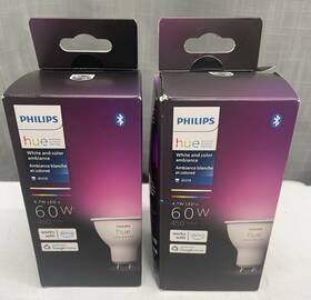 9290036666 Philips Hue Smart 60w Gu10 Led Bulb White And Color Ambiance 450lm