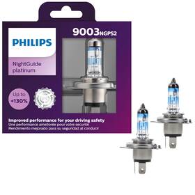 9003ngps2 Philips Automotive Lighting 9003 Nightguide Platinum Premium Upgrad... Fast Ship