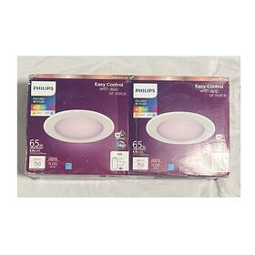Philips E364159 Wi-fi Smart Led Downlight Kit Full Color Dimmable 750lm 8.3w 4 Pack
