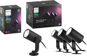 Philips Hue 445022572525 1 Lily Outdoor Spot Light Base Kit Extension White And C
