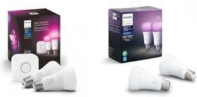 Philips Hue 445025638655 White And Color Ambiance Smart Light Starter Kit - Includes A Bridge