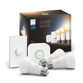 553925 Philips Hue 553925​ White Ambiance Base Lumen 60w Smart Button Starter Kit 16 Mill