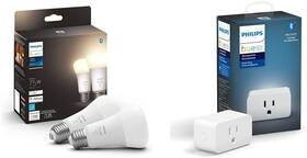 Philips Hue 705353887475 Smart Lighting Bundle With Bulbs And Plug 75 Watts