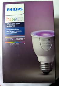 456673 Philips Hue Par16 Color Ambiance Led Smart Light Bulb Genuine New Sealed