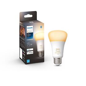 563239 Philips Hue White Ambiance A19 Medium Lumen Smart Bulb 1100 Lumens Bluetooth