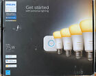 563270 Philips Hue White Ambiance Bluetooth E26 Starter Kit 4 Smart Led Bulbs And Bridge