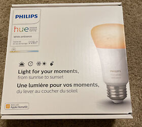 464776 Philips Hue White Ambiance Smart Light Kit 2 Bulbs Bridge Dimmer Switch