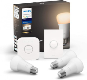553917 Philips Hue White Base Lumen 60w Smart Button Starter Dimmable Only
