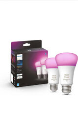Philips Hue White&color Bluetooth 75w Smart Led Bulb 2pk 2022 Sealed