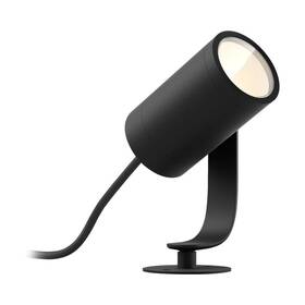 Philips Ph802074 Hue White And Color Ambiance Outdoor Led Lily Black Landscape Smart Ligh