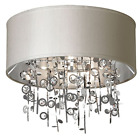 Pic164fh-pc-peb Dainolite Lighting Crystal Semi Flush 065214164115