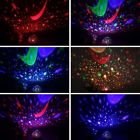 Plastic Luckled Galaxy Night Light Bedroom Lamp Children Purple Rotate Projector 702411098286
